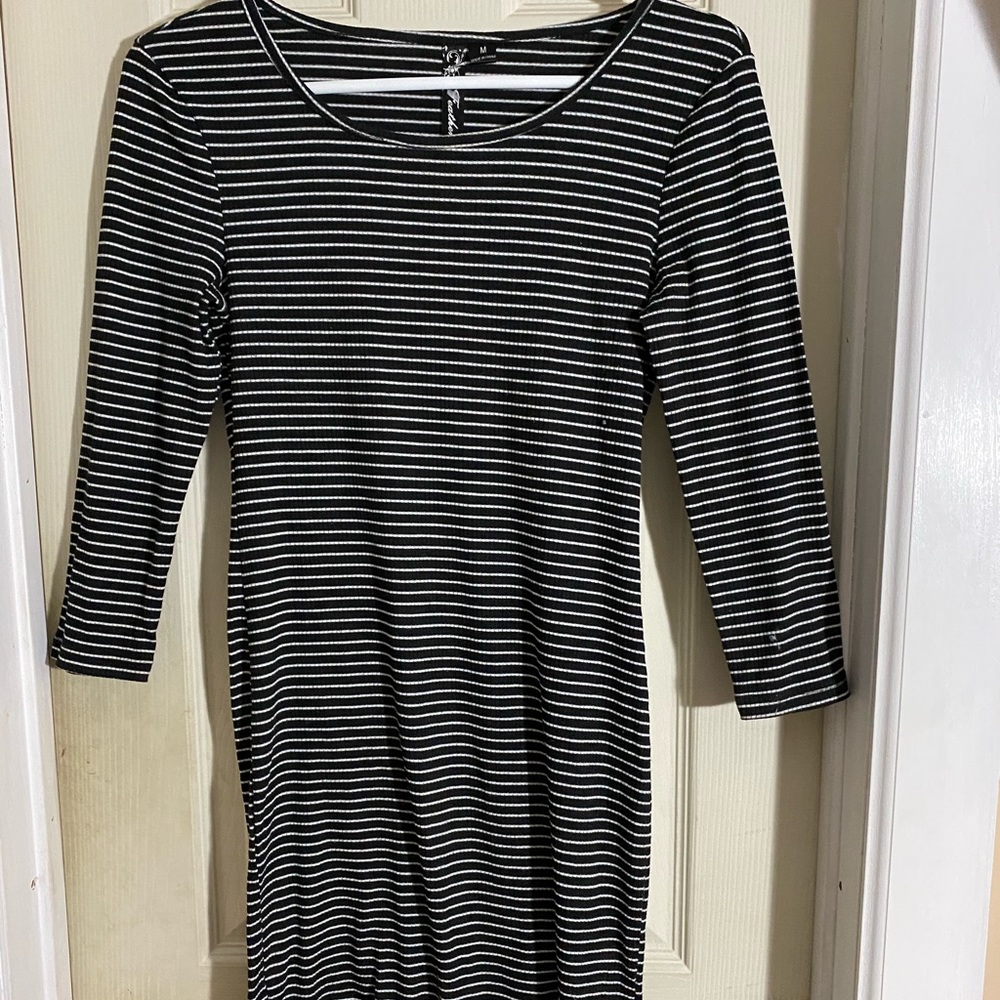 Striped mini dress